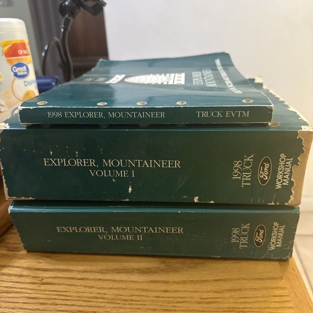 1998 Ford Explorer Mountaineer Service Repair Workshop Manual Set - 3 Manuals